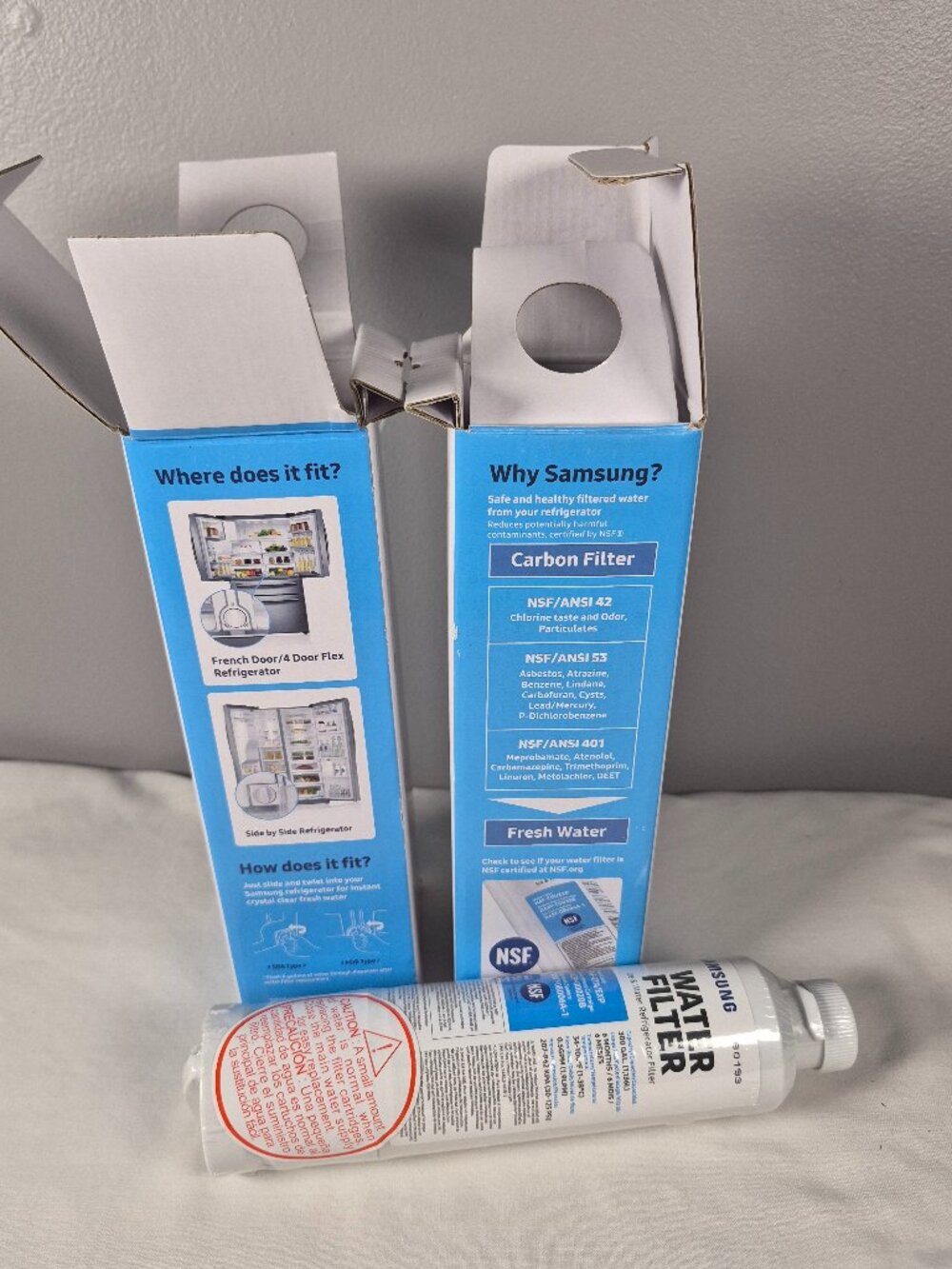 DA29-00020B Samsung HAF-CIN Refrigerator Water Filter (2 Pack) NIB